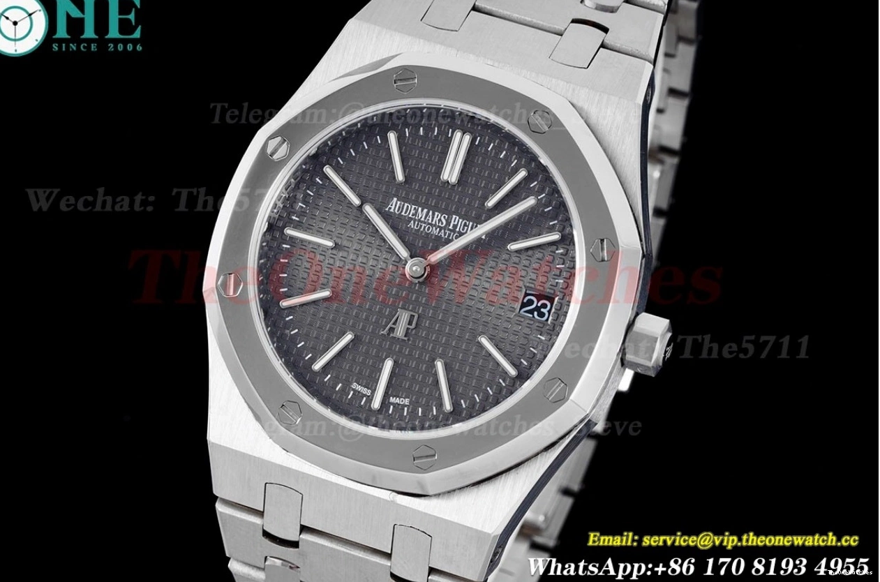 Textured A2121 Grey Dial BF 15202 39mm SS SS Oak Royal 0421
